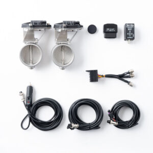 Avgasventils kit 2½” / Id 63,5mm Elektriskt styrda med App & knapp.