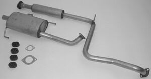Avgassystem Nissan Sunny 1,6 3-dr. Combi-Coupé (Hatchback). Typ N14